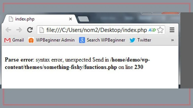 How To Deal With WordPress Syntax Error?