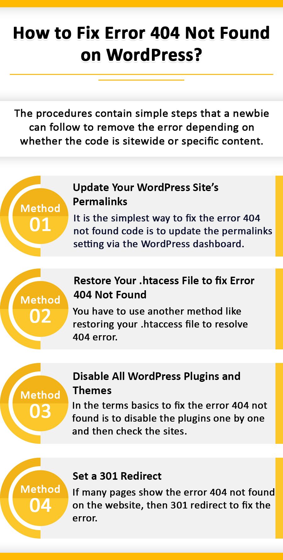 How to Fix Error 404 Not Found on WordPress